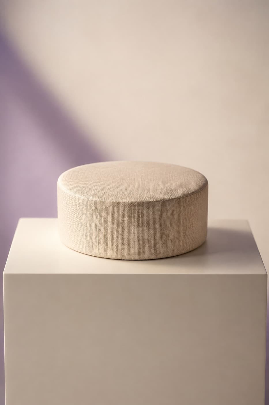Pillbox Plain photographed whole against an ivory ground
